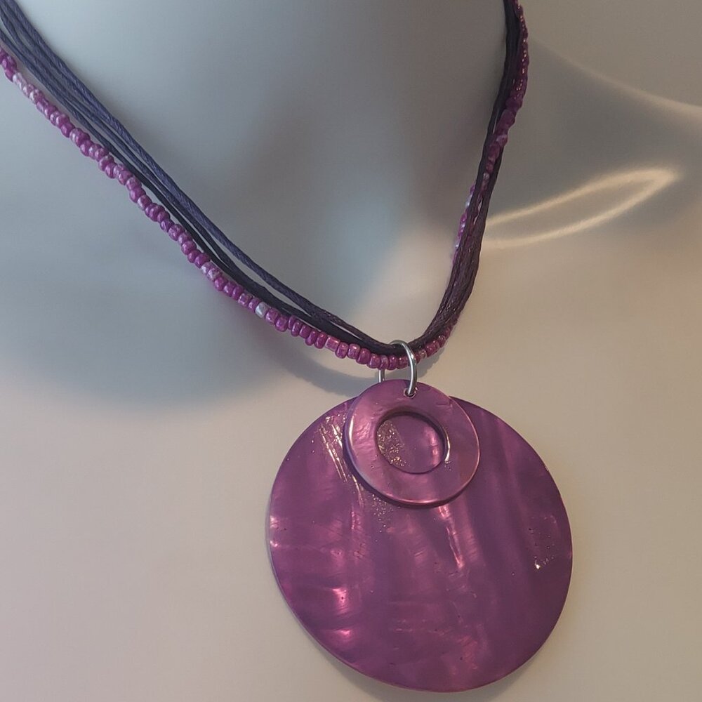 Never worn purple necklace